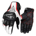 Atmungsaktive Motorrad-Rennlederhandschuhe | BK152
