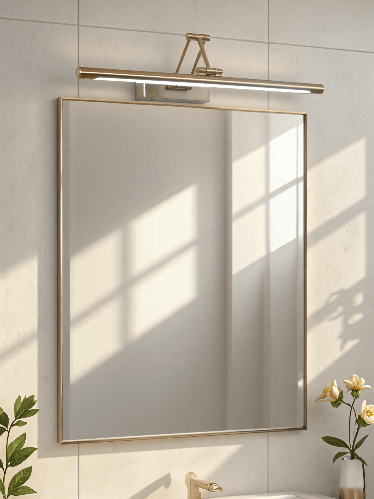 Brillan Frame 可充电壁灯——金色，暖光，约 8W–11W