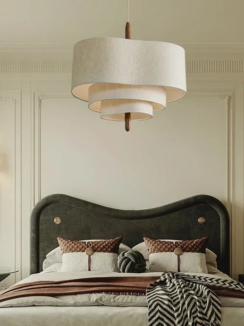 Velora Fabric Chandelier for Cozy Elegant Home Lighting