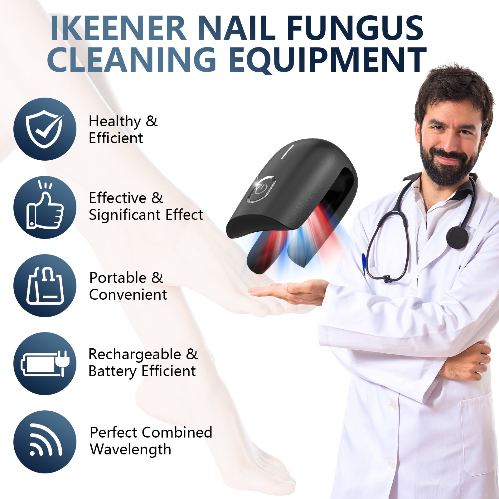 At Home Toenail Fungus Laser Therapy Device For Home Use