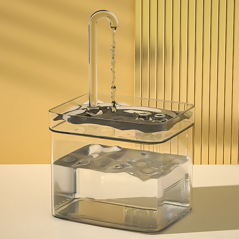 Fontana d'acqua per gatti ultra silenziosa per idratazione fresca