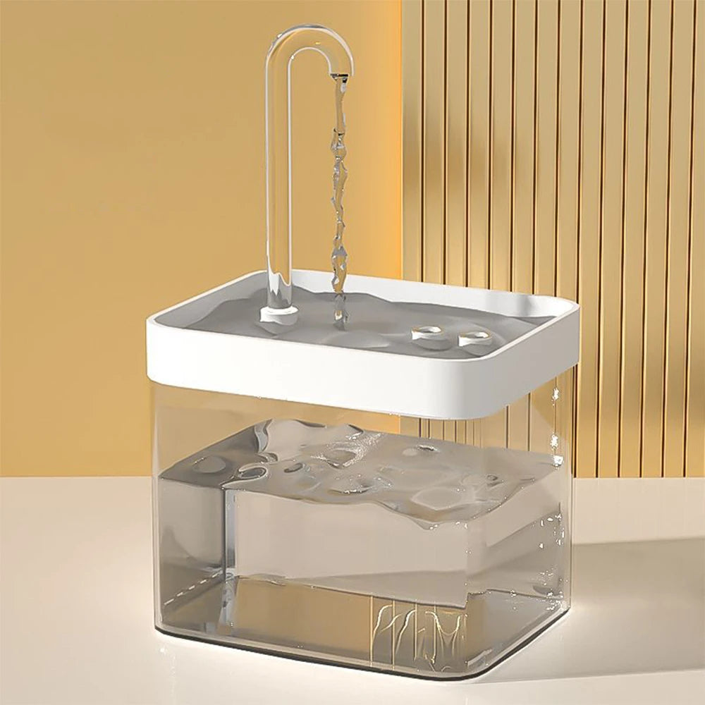 Fontana d'acqua per gatti ultra silenziosa per idratazione fresca