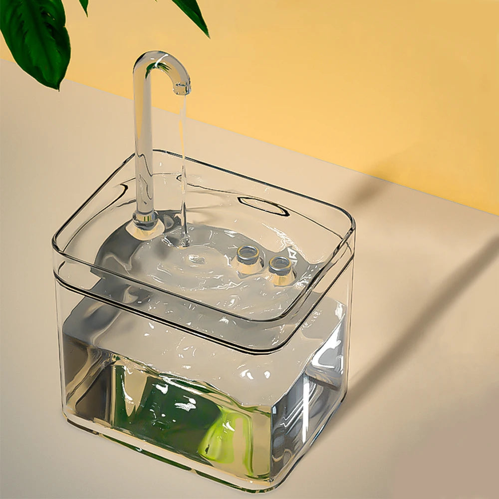 Fontana d'acqua per gatti ultra silenziosa per idratazione fresca