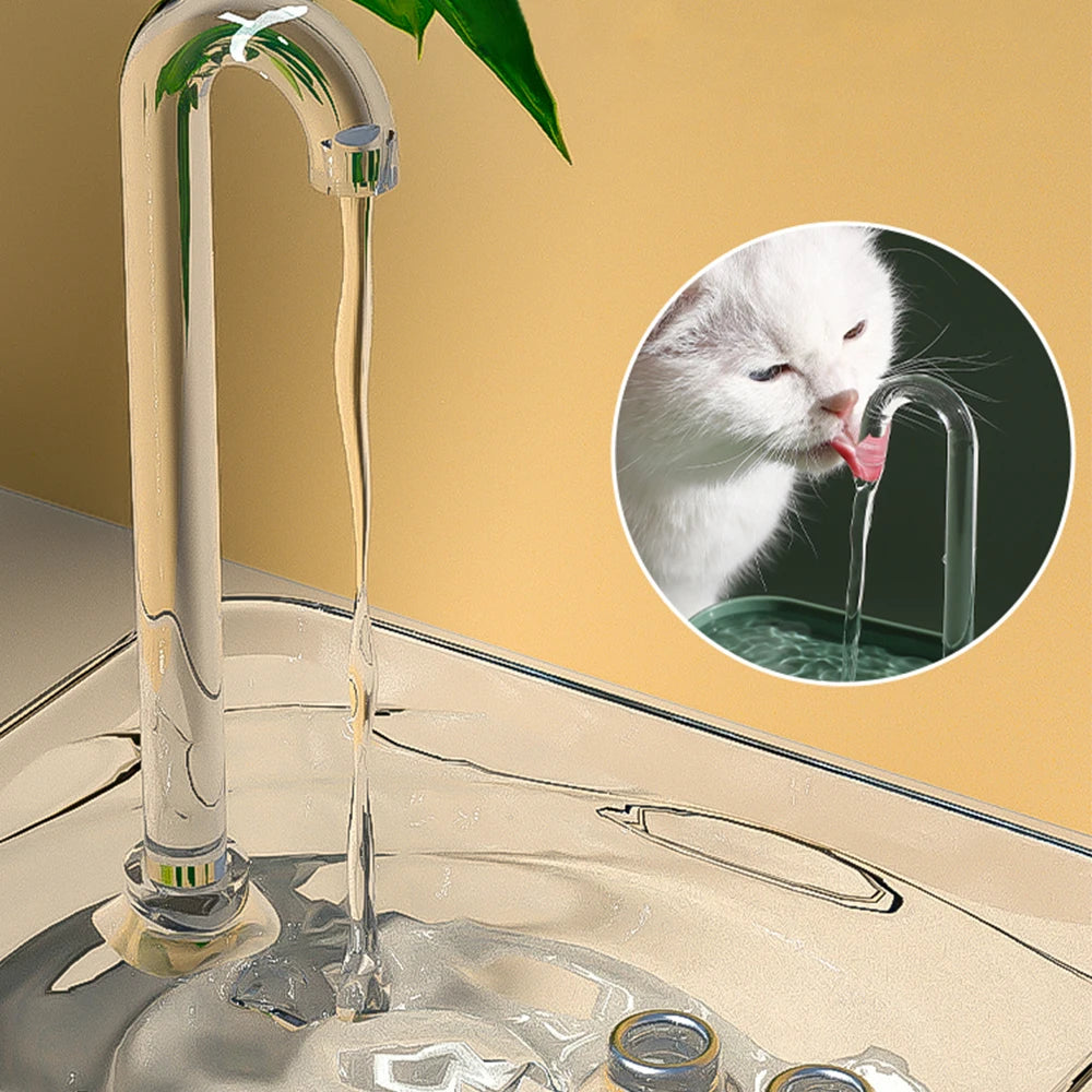 Fontana d'acqua per gatti ultra silenziosa per idratazione fresca