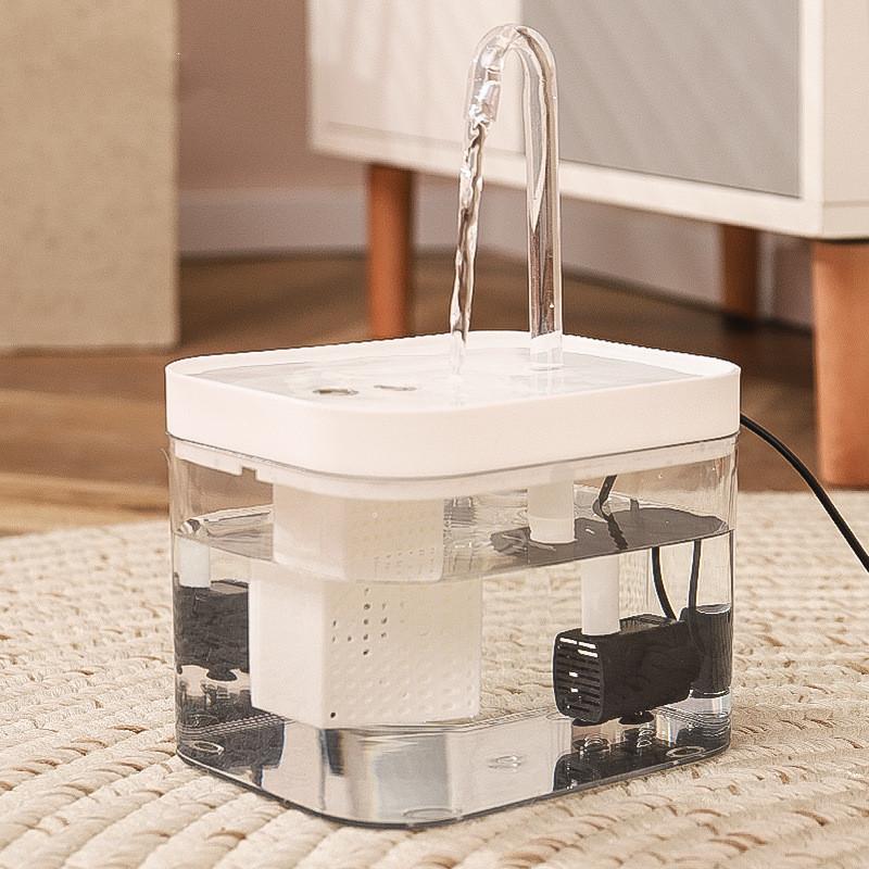 Fontana d'acqua per gatti ultra silenziosa per idratazione fresca