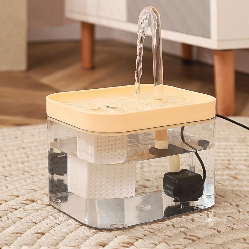 Fontana d'acqua per gatti ultra silenziosa per idratazione fresca