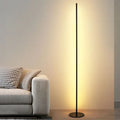 Elegantní kovová stojací lampa LumaNest s nastavitelným jasem a teplým LED světlem do obývacího pokoje nebo domácí kanceláře