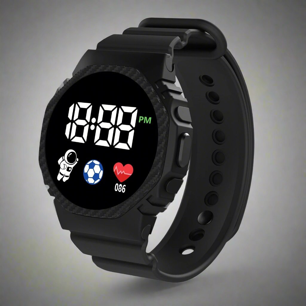 Orologio Educativo Impermeabile a LED BrightTrail Kids Adventure per Bambini