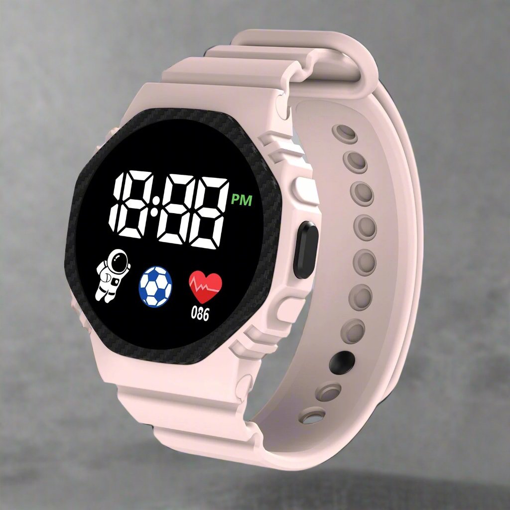Orologio Educativo Impermeabile a LED BrightTrail Kids Adventure per Bambini