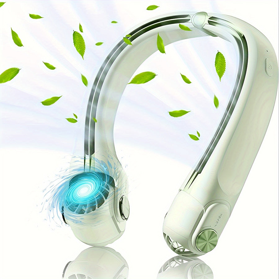 Ventilateur de cou portable avec directions de vent réglables à 45 degrés