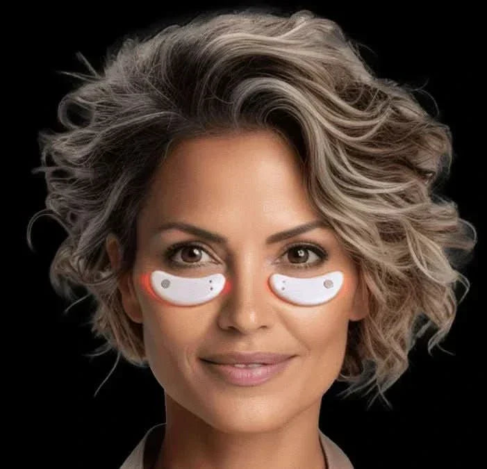 Tratamiento ocular LumaPulse Lux con terapia de luz roja y microcorriente para ojos cansados