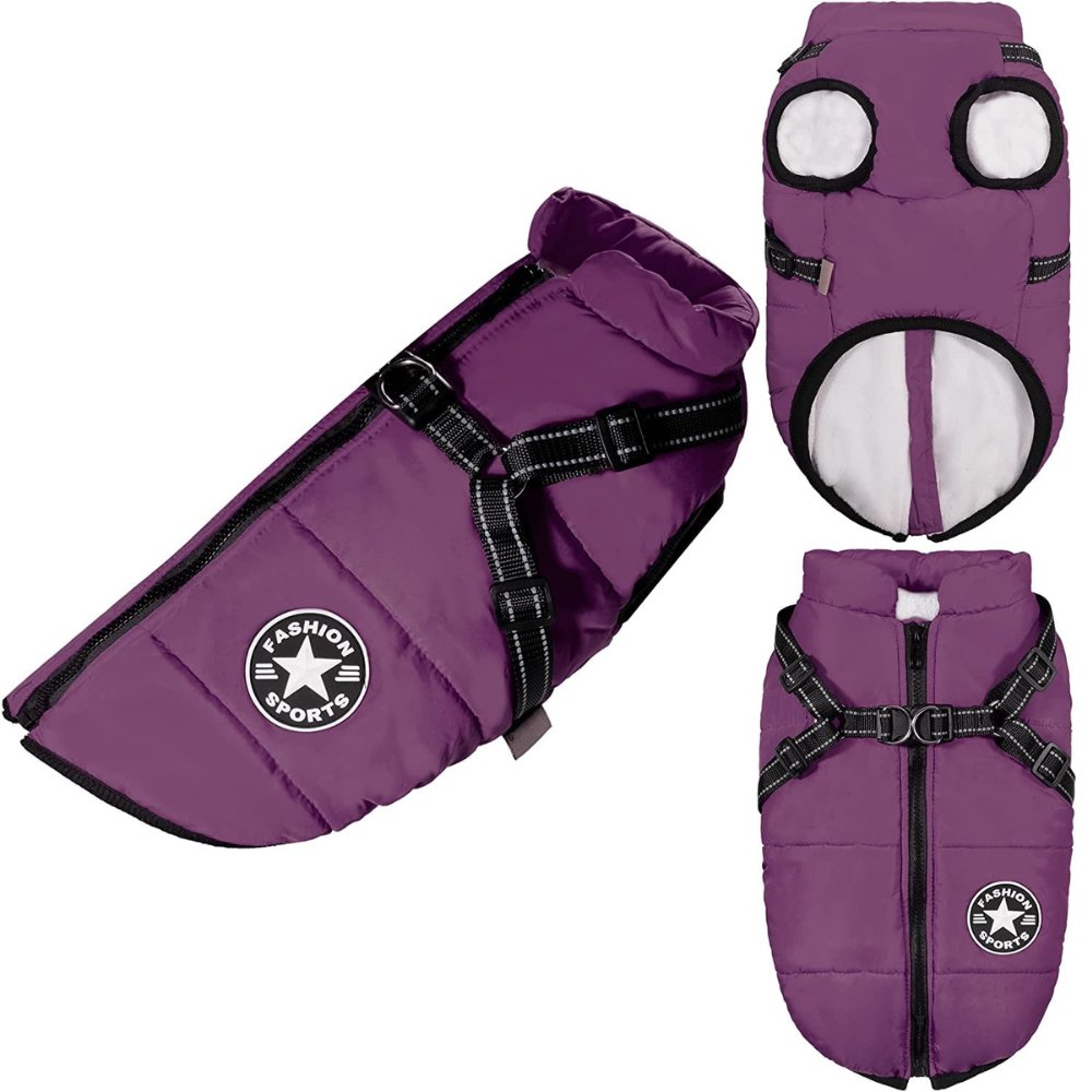 AquaPup wasserdichter Hundemantel für regnerische Tage und kaltes Wetter