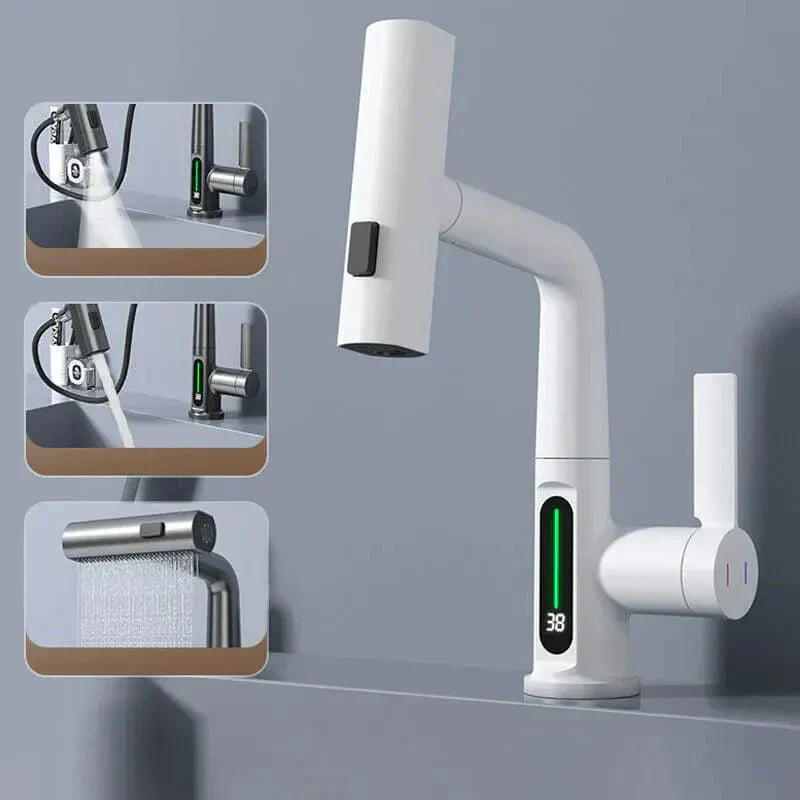 Dynamischer digitaler Wasserfall-Wasserhahn