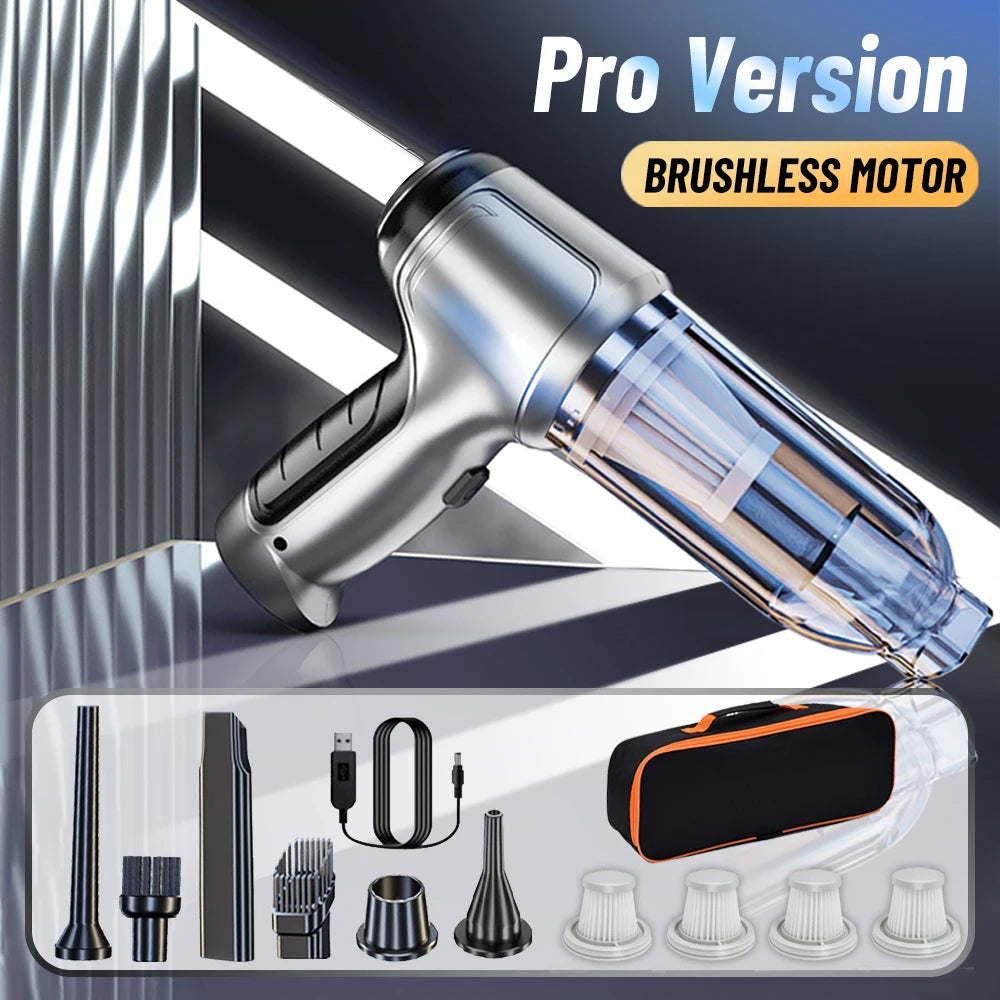 Wireless Car Vacuum Cleaner 2024 Upgraded 95,000 Pa