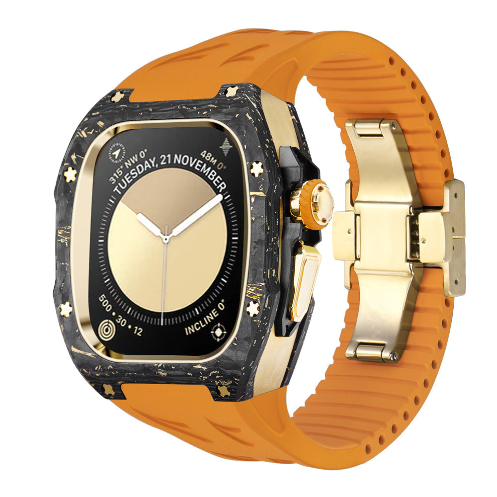 Kit de rénovation boîtier en fibre de carbone RM7006 pour Apple Watch Ultra