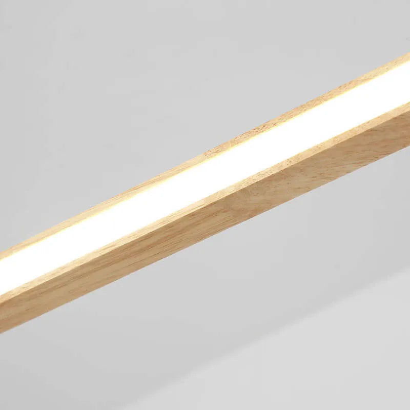 Suspension contemporaine ovale en bois Veon