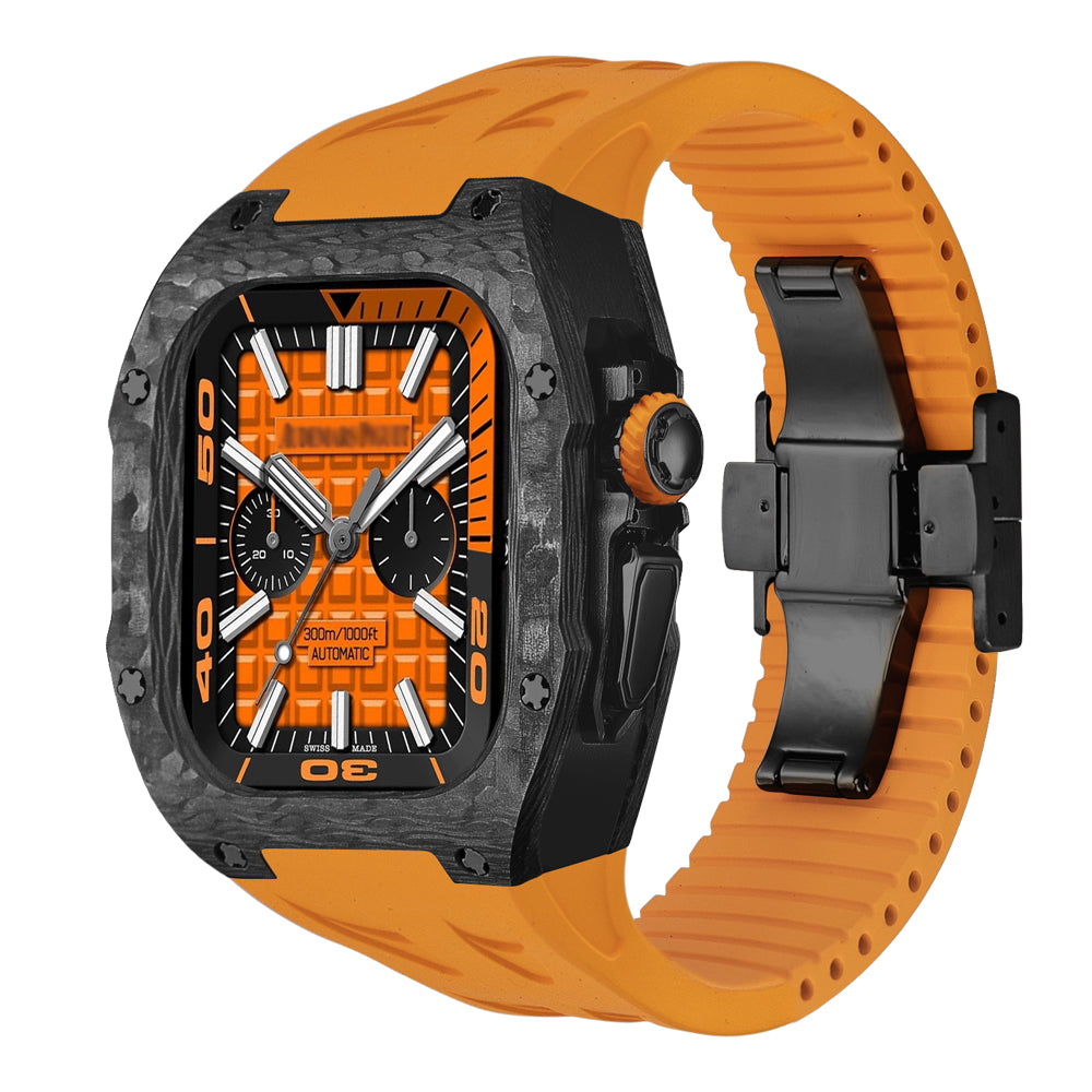 Kit de rénovation boîtier en fibre de carbone RM7006 pour Apple Watch Ultra