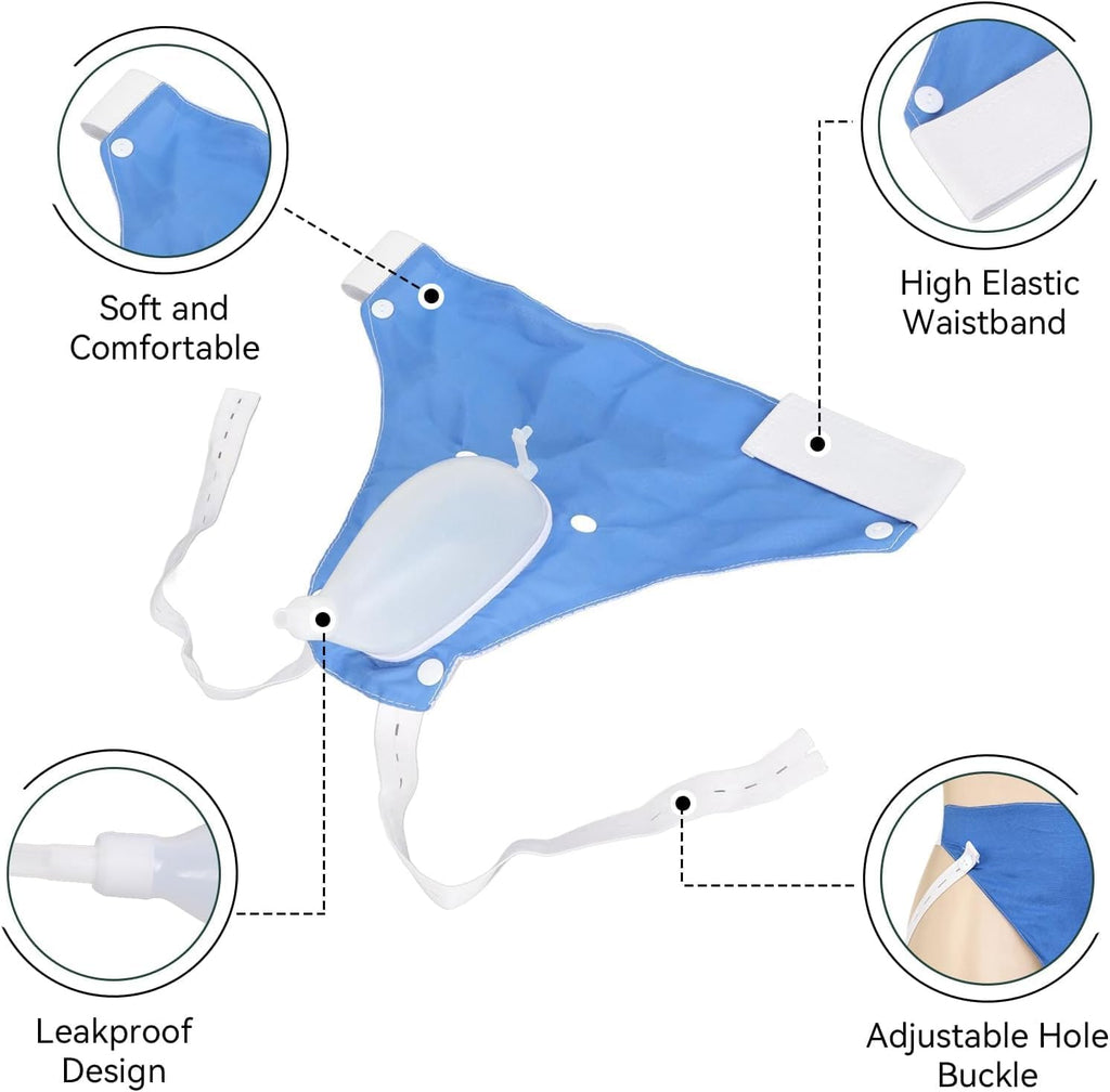 Sac de drainage urinaire portable réutilisable de qualité médicale AuraFlow