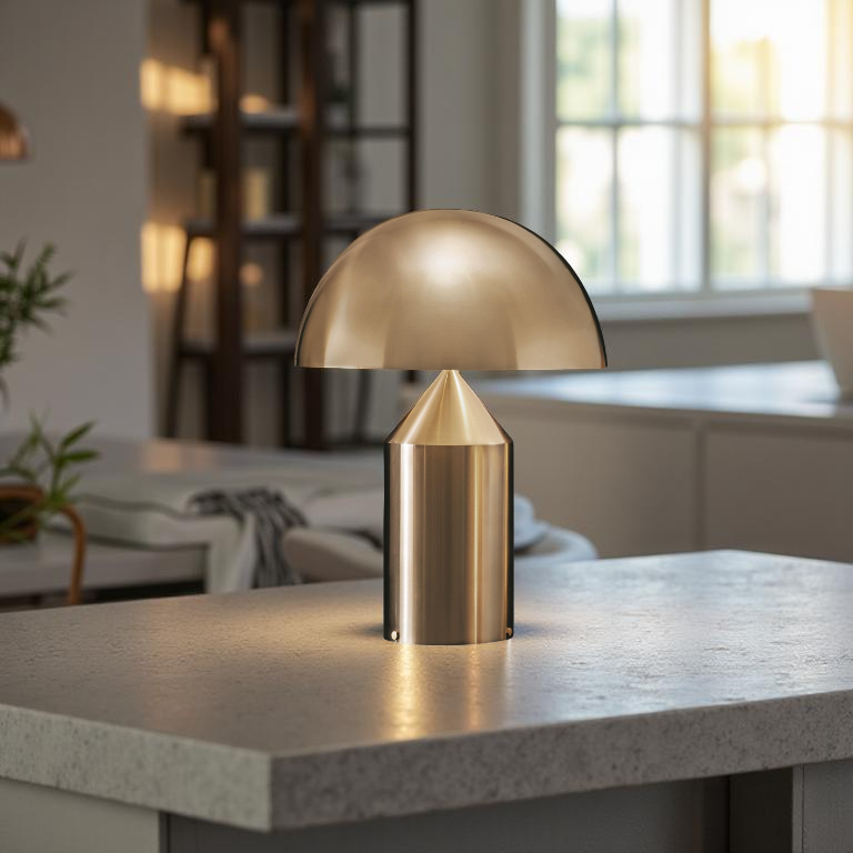 Lampe de table design nordique - Forme sculpturale et lumière douce d’ambiance