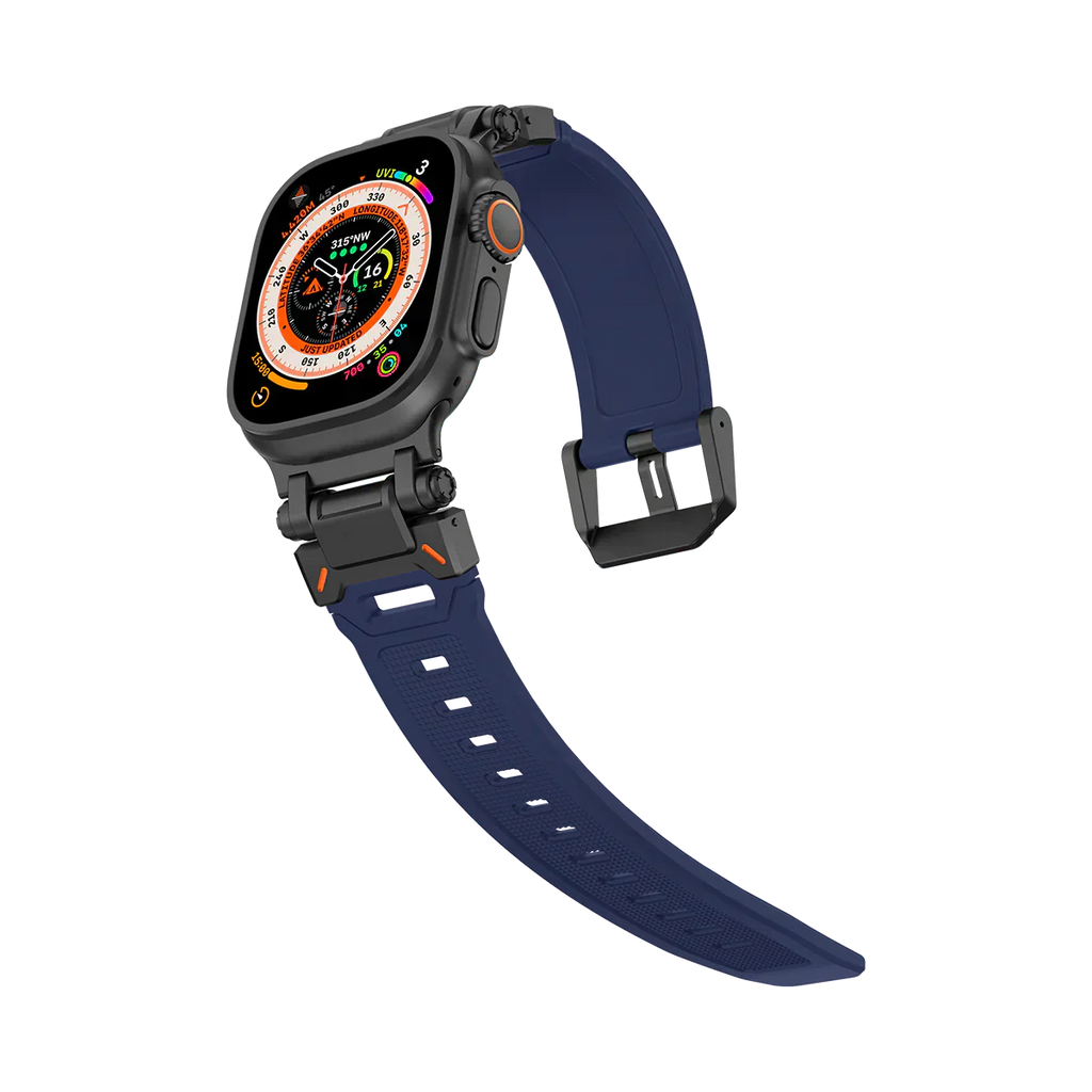 Új titán fém fej szilikon szíj Apple Watch-hoz