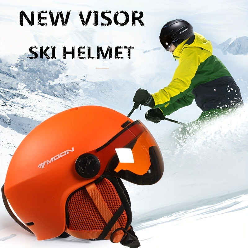 Kask narciarski SummitGuard z odpinanymi elementami, bezpieczny i wygodny do użytku na zewnątrz