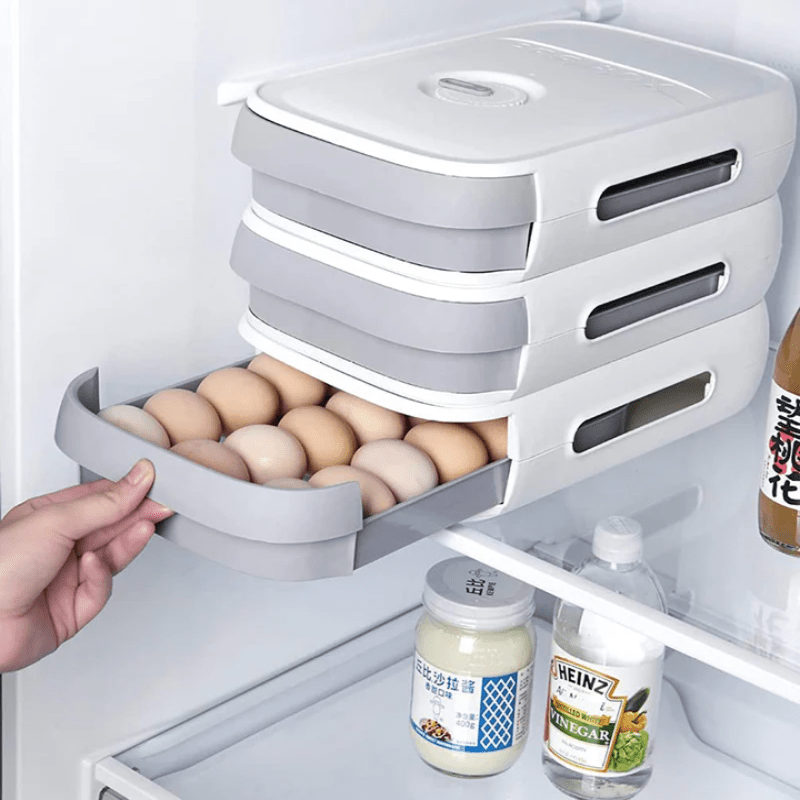 CoolNest Tazelik Göstergeli 18 ila 20 Yumurtalık Yumurta Çekmecesi Verimli Ev Aşçıları İçin