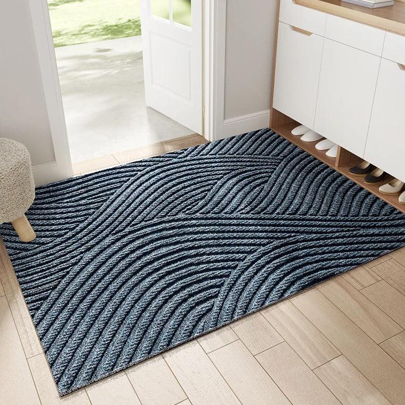 Nordic Doormat With Non Slip Base And Sand Catcher At Door