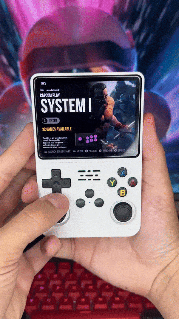 جهاز ألعاب محمول GameMaster Pro - 20,000 لعبة مثبتة مسبقًا