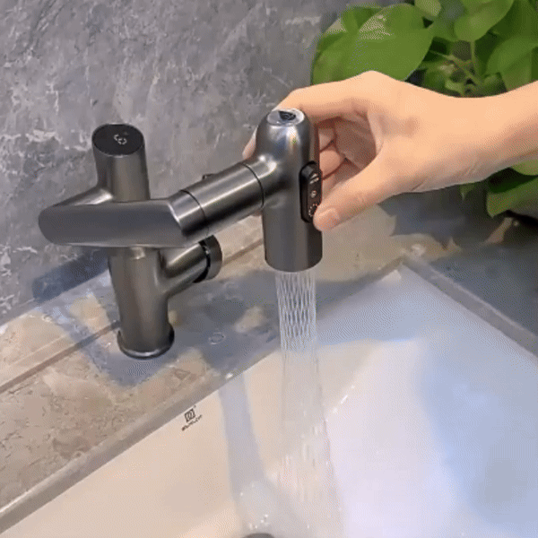 Βρύση κουζίνας VertexFlow με περιστρεφόμενο στόμιο 360 μοιρών για οικιακούς μάγειρες