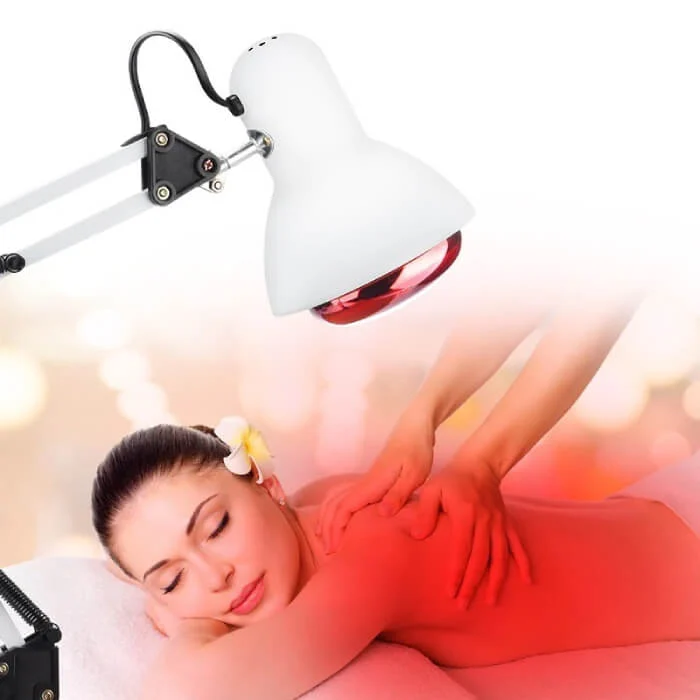 Infrarot-Heizlampe mit Ständer für Rotlichttherapie