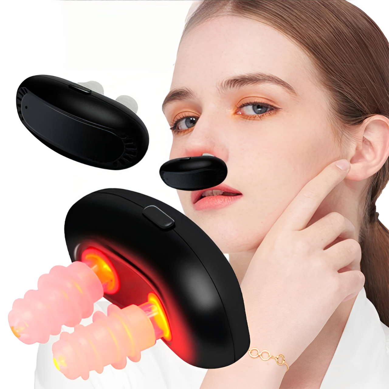 Traitement de la rhinite allergique avec appareil de thérapie par lumière rouge nasale