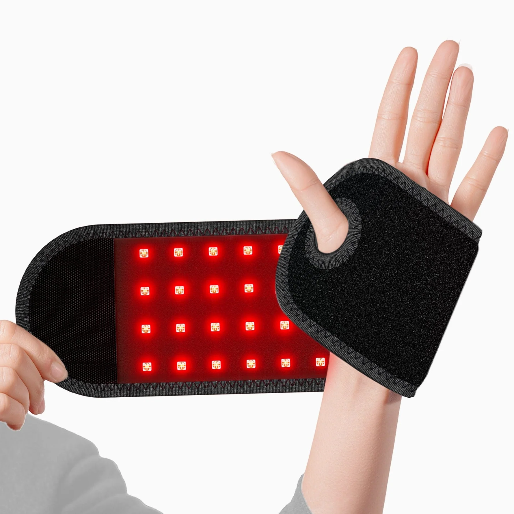 Infrarot-Rotlicht-Therapie-Wickel zur Schmerzlinderung bei Handgelenksschmerzen