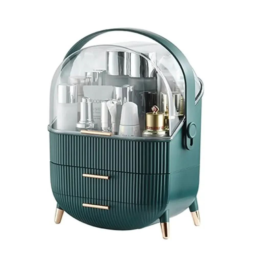 AuraLux Makeup Organizer Box Dustproof and Waterproof with Elegant Design for Women