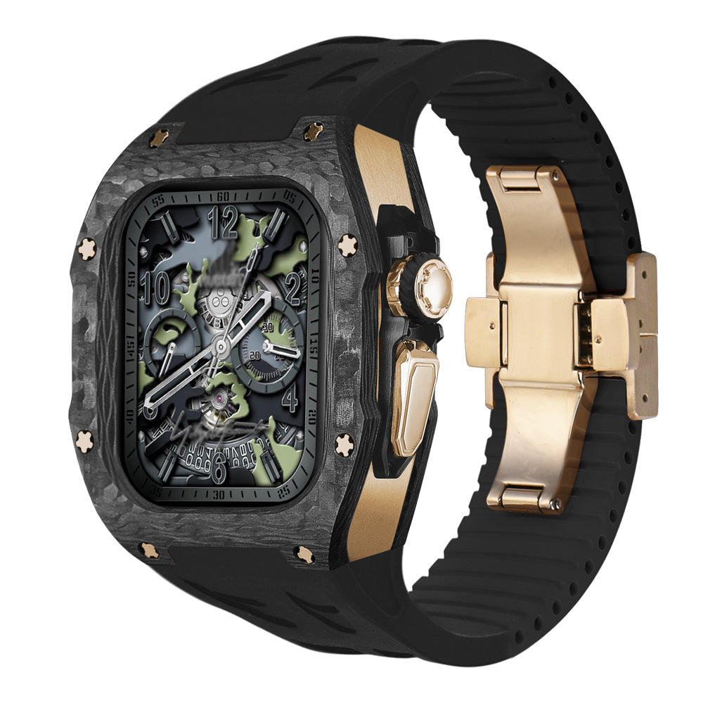 Kit de rénovation boîtier en fibre de carbone RM7006 pour Apple Watch Ultra