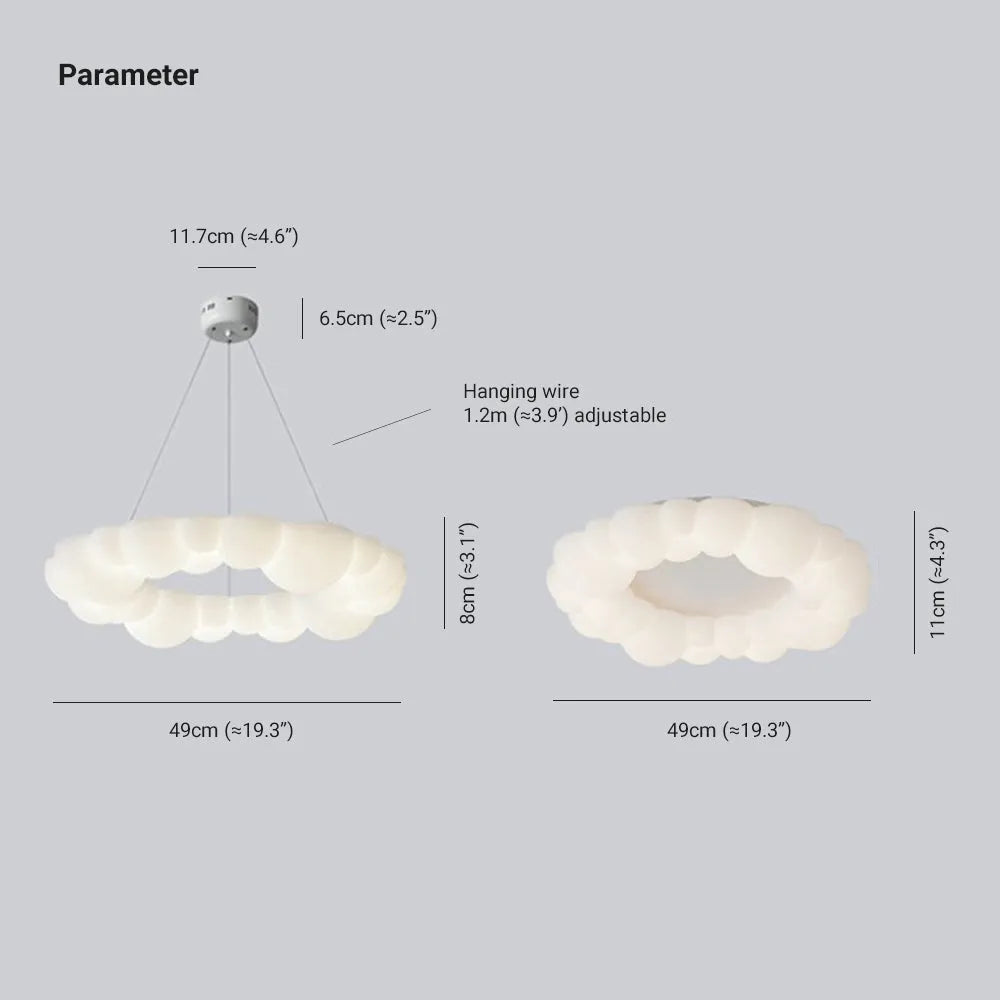 Kano Pendant & Ceiling Light — Remote Dimmable Control, IP20 Flush Mount