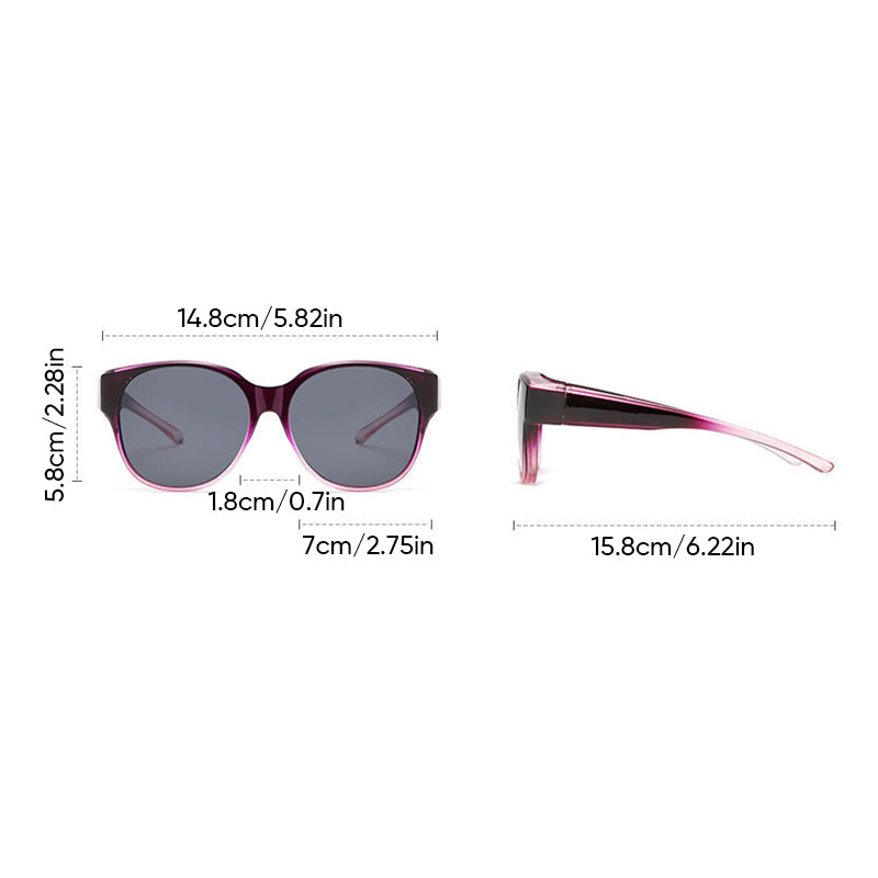 Lunettes de soleil NovaView à porter par-dessus les lunettes