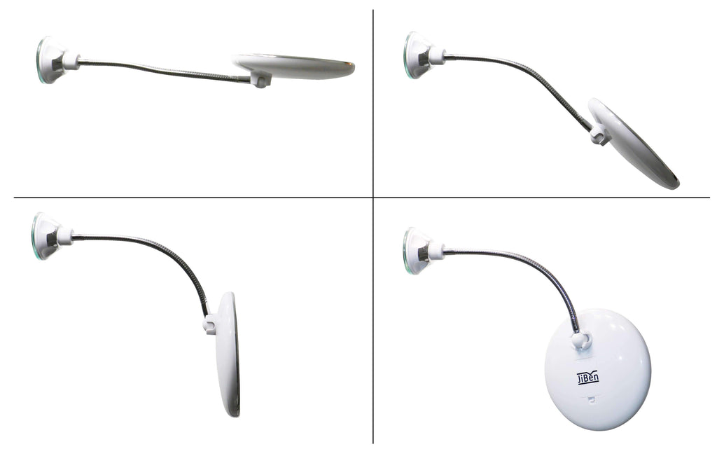 Flexi problémás LED-es nagyító tükör hattyúnyakkal