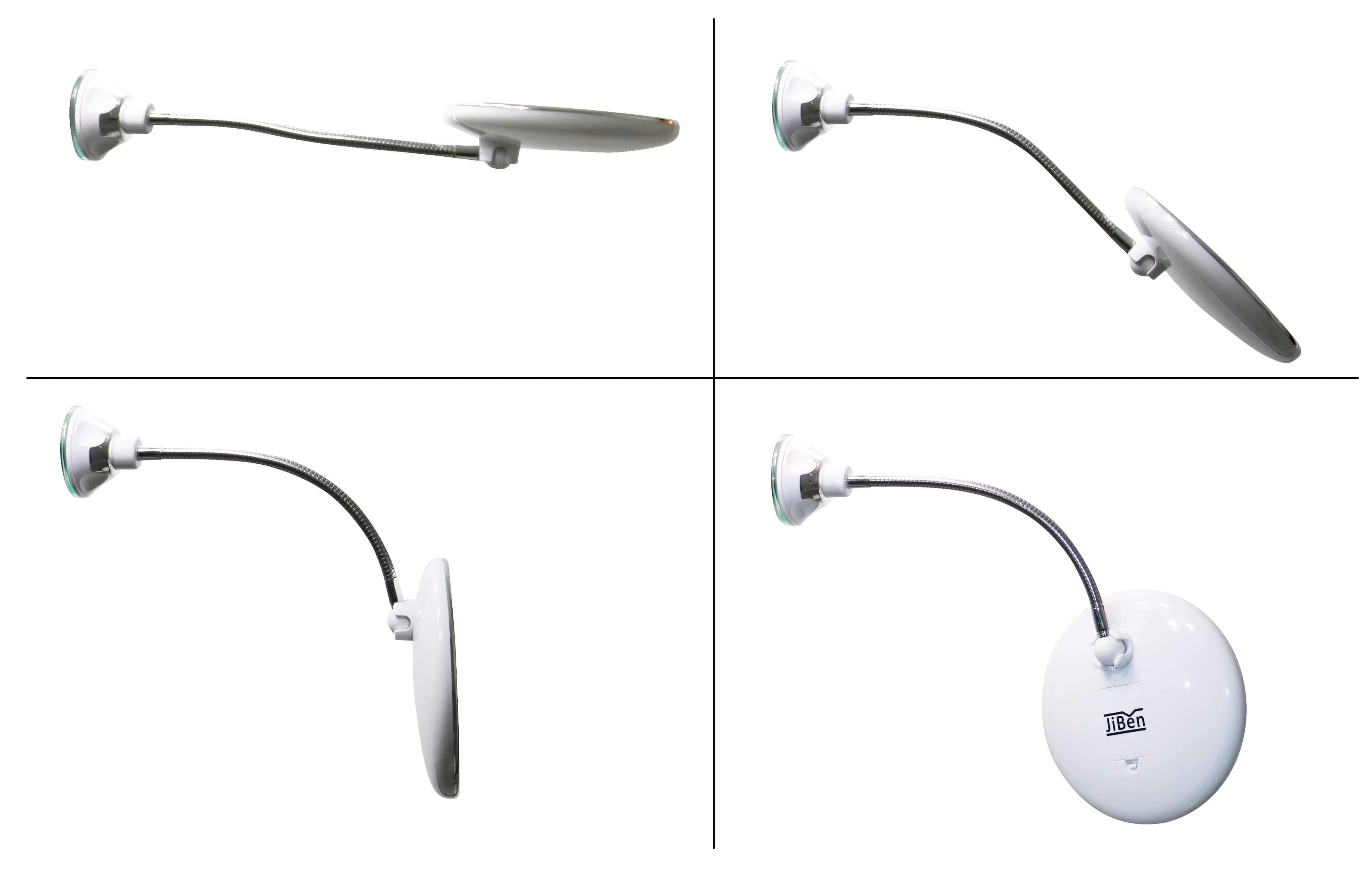 Flexi problémás LED-es nagyító tükör hattyúnyakkal