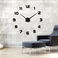 Reloj de pared acrílico 3D de tamaño completo para sala de estar