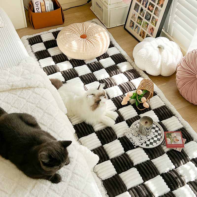 Cama para mascotas de chenilla lavable CozyCloud para uso doméstico