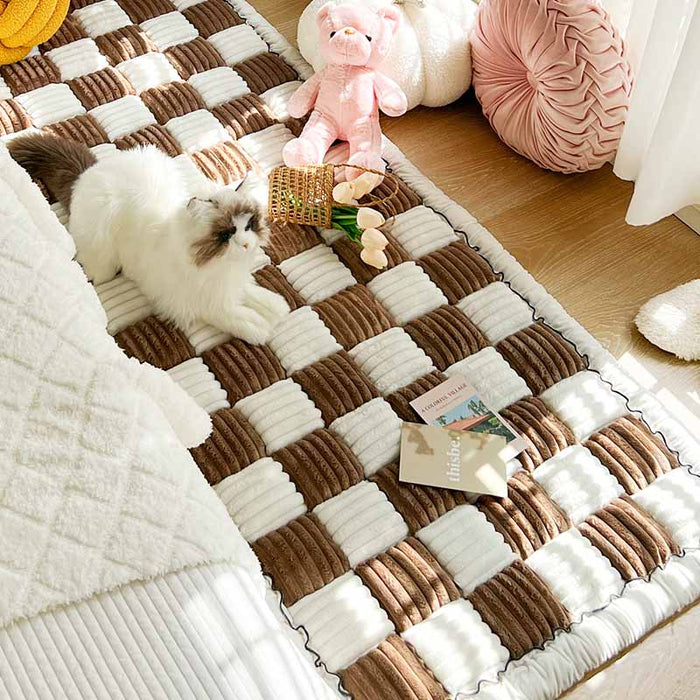 Cama para mascotas de chenilla lavable CozyCloud para uso doméstico
