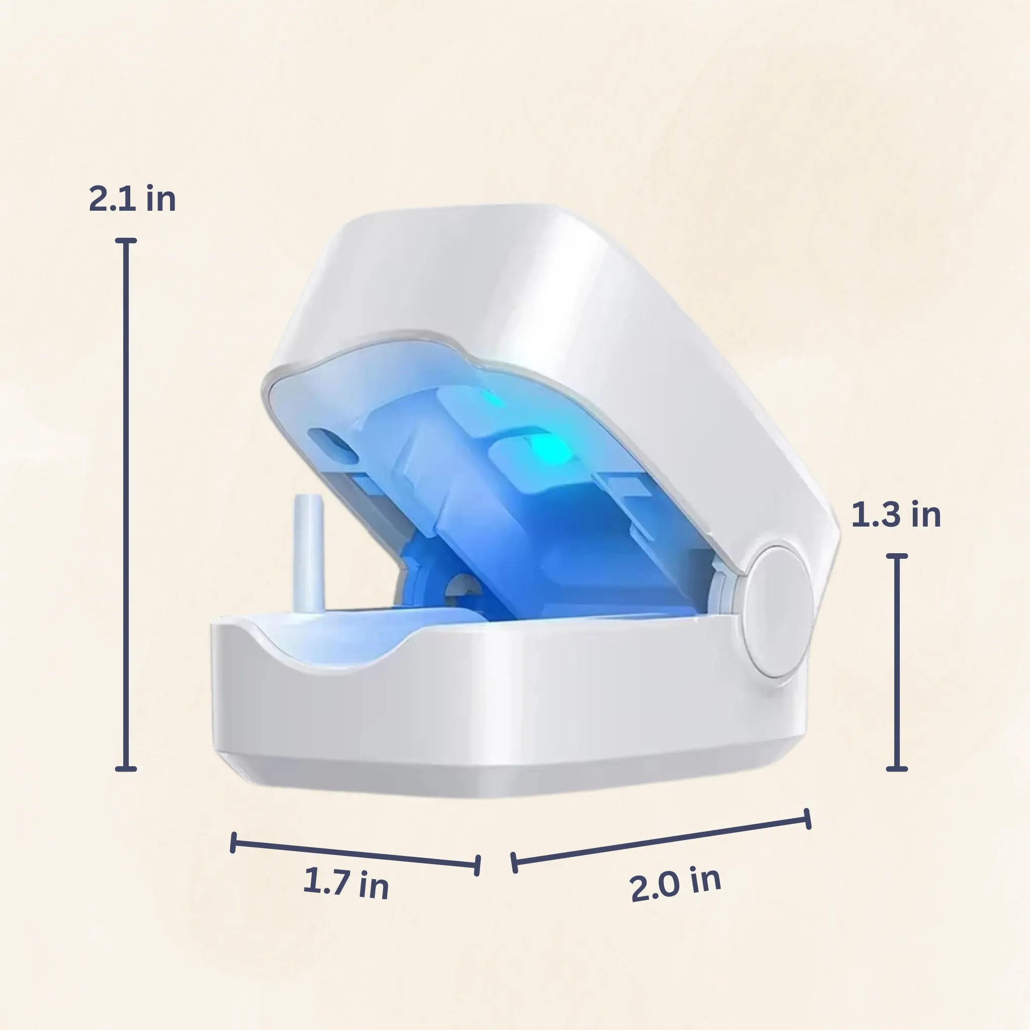 Dispositivo de Cuidado de Uñas con Luz UV - Batería Recargable - Portátil - Duración de 4 Horas - 300g - Uso Doméstico