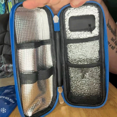 Insulin Cooling Travel Case with Temperature Display