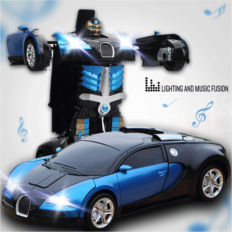 SwiftBolt Fernsteuerbares Transformierendes Roboterauto-Spielzeug