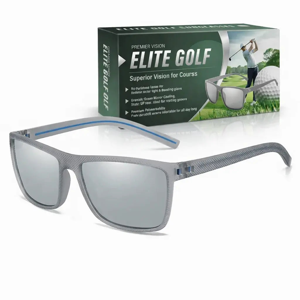 Ochelari polarizați pentru găsirea mingilor de golf – lentile cu contrast, UV400, ușori, 18 g