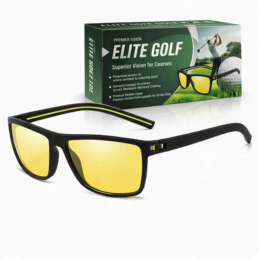 Ochelari polarizați pentru găsirea mingilor de golf – lentile cu contrast, UV400, ușori, 18 g