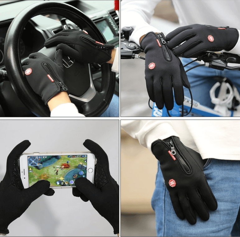 Wasserdichte und winddichte Thermohandschuhe für kaltes Wetter