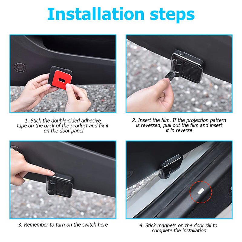 NovaDrive 汽车车门投影灯 无线 LED 欢迎定制标志