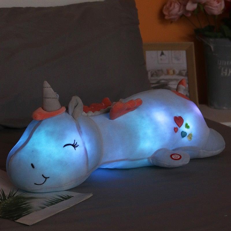Büyülü Uyku Konforu İçin Işıklı Unicorn Peluş Oyuncak