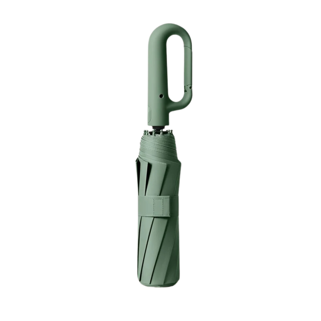 Guarda-chuva automático dobrável resistente ao vento AeroGuard com pega grande e compacto